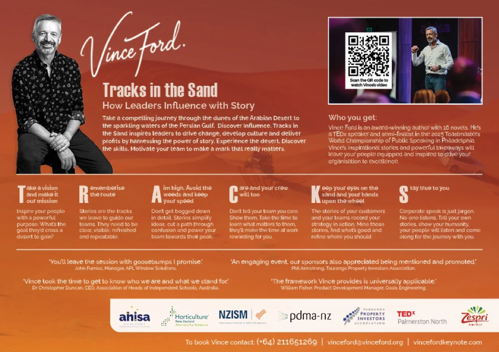 The Tracks in the Sand one sheet