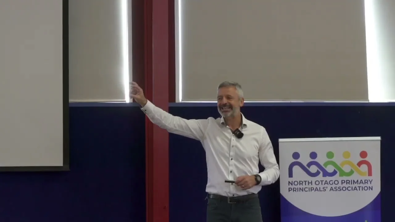 Video: Vince Ford at the North Otago Primary Principals Association